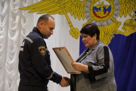 Людмила Ткаченко поздравила спасателей с профессиональным праздником